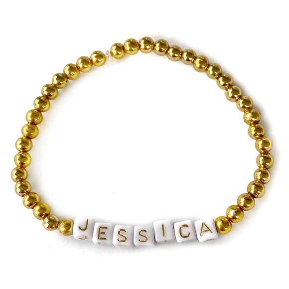 Ashely Personalized  Beaded Bracelets - Picture 4 of 8